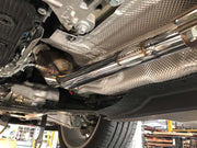 2017-2023 Jaguar F-Pace S Fabspeed Sport Cat Down Pipes - image 4