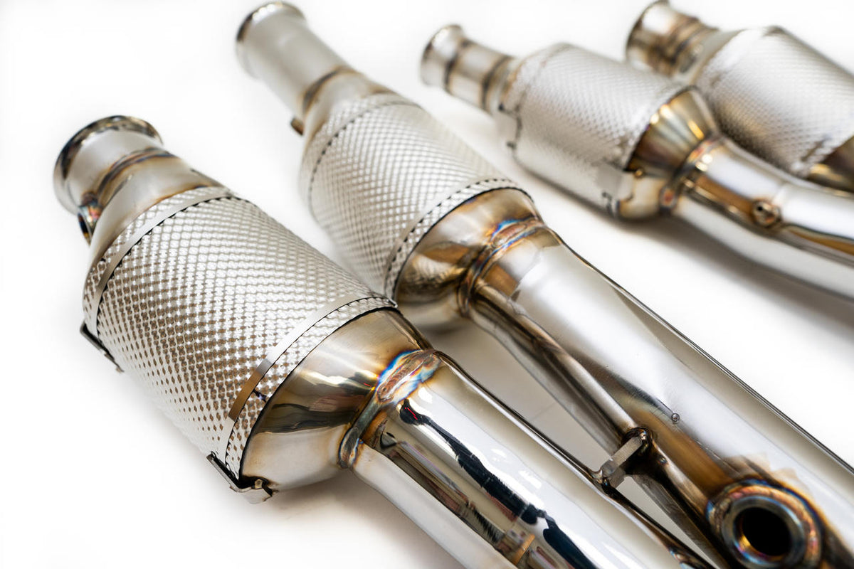 2016-2021 Lamborghini Aventador SVJ Fabspeed Sport Catalytic Converters - image 4
