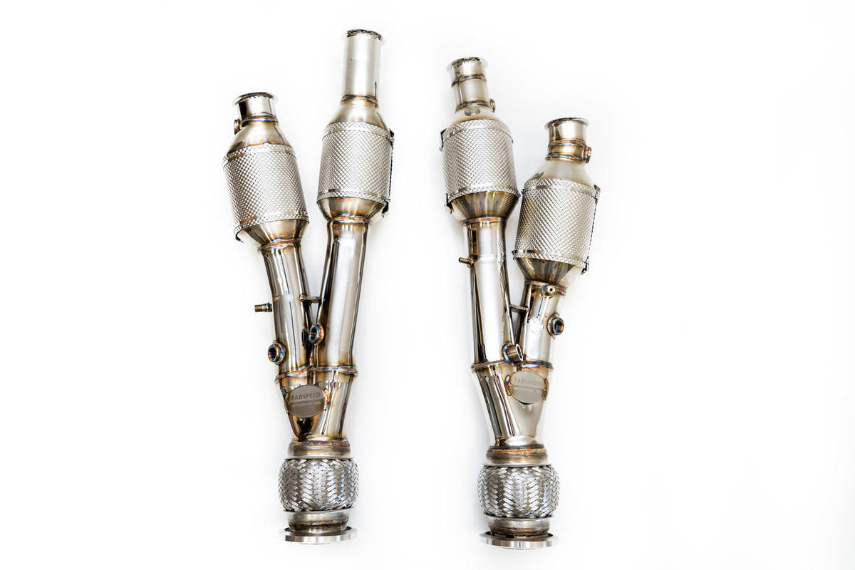 2016-2021 Lamborghini Aventador SVJ Fabspeed Sport Catalytic Converters - image 1