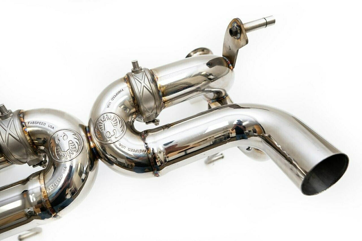 2011-2021 Lamborghini Aventador SVJ Fabspeed Valved Supersport X-Pipe Exhaust System - image 3