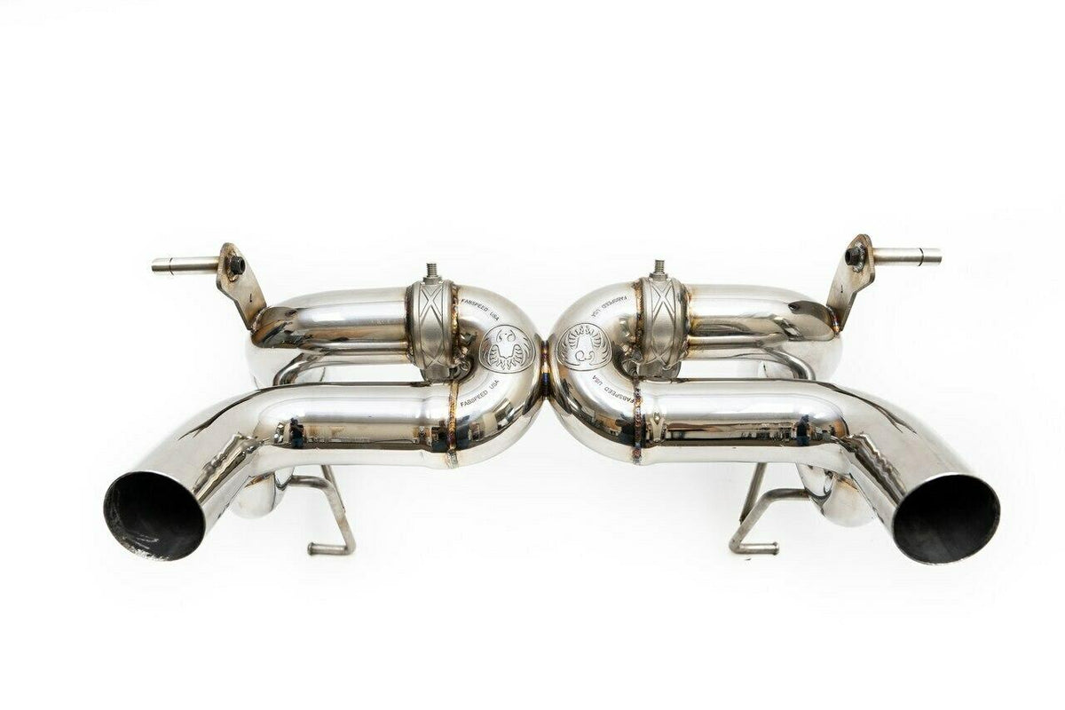 2011-2021 Lamborghini Aventador SVJ Fabspeed Valved Supersport X-Pipe Exhaust System - image 1