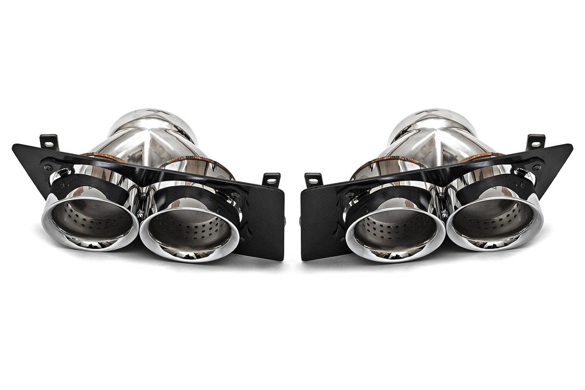 2004-2008 Lamborghini Gallardo Fabspeed Deluxe Quad Style Tips - image 1