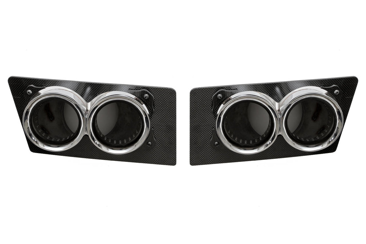 2004-2008 Lamborghini Gallardo Fabspeed Deluxe Quad Style Tips - image 3