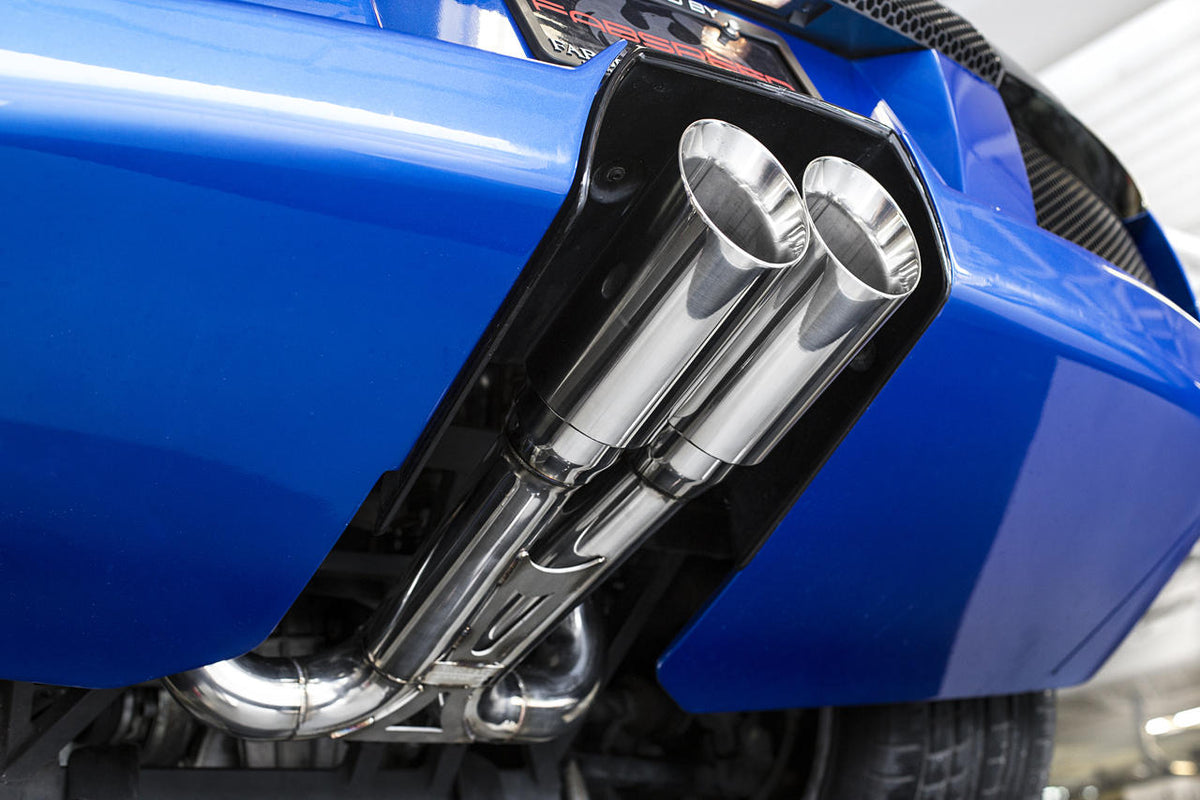 2001-2010 Lamborghini Murcielago Fabspeed Deluxe Dual Style Tips - image 4