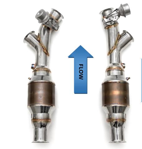 2001-2010 Lamborghini Murcielago Fabspeed Primary Sport Catalytic Converters - image 8