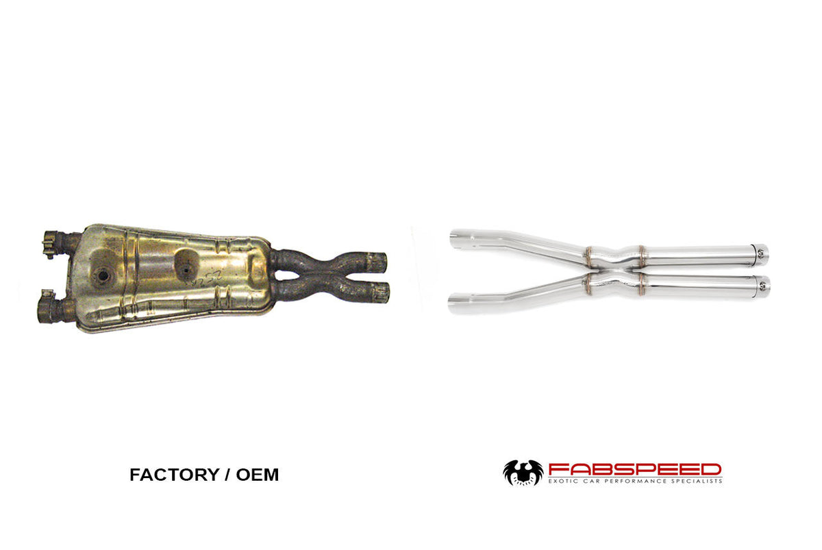 2002-2007 Maserati GT Coupe/Spyder/Gransport Fabspeed Resonator Bypass X-Pipe - image 2
