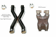 2004-2012 Maserati Quattroporte Fabspeed Resonator Bypass X-Pipe - image 3