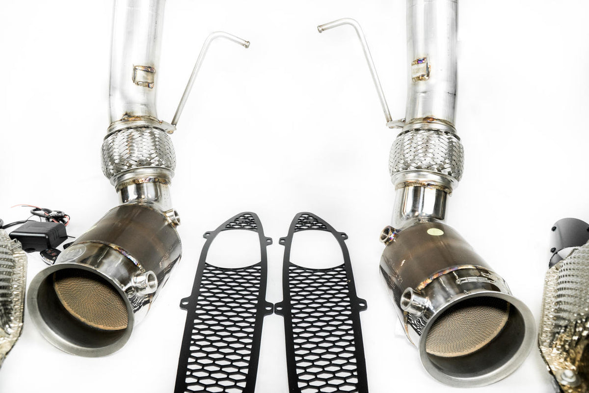2015-2021 McLaren 570S / 540C "600LT Style" Fabspeed Valved Sport Catalytic Converter Exhaust System - image 11