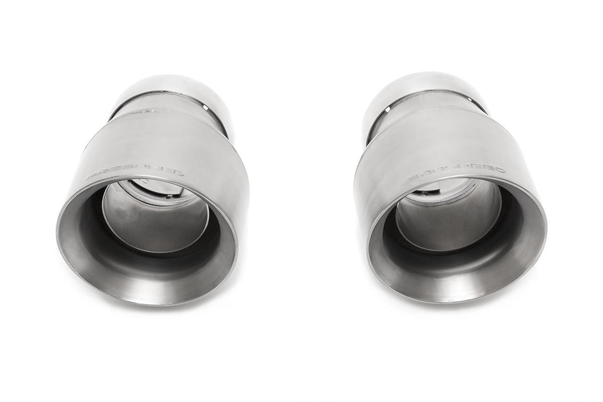 2015-2021 McLaren 570S / 570GT / 540C Fabspeed Deluxe Bolt-On 4.5" Titanium Tips - image 2