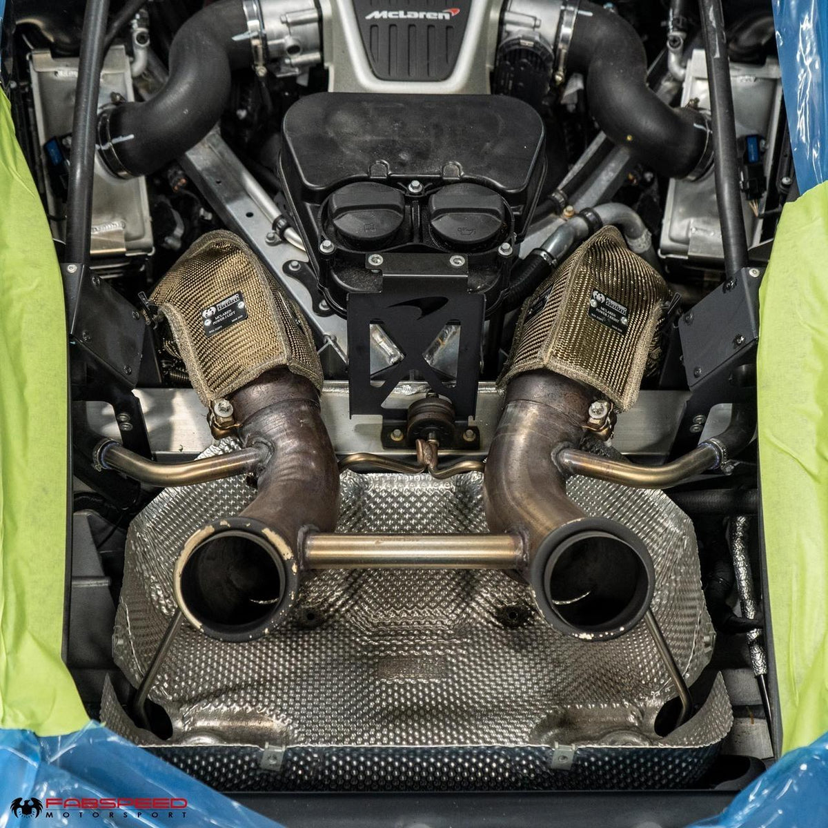 2018-2021 McLaren 600 LT Fabspeed Sport Catalytic Converters - image 7