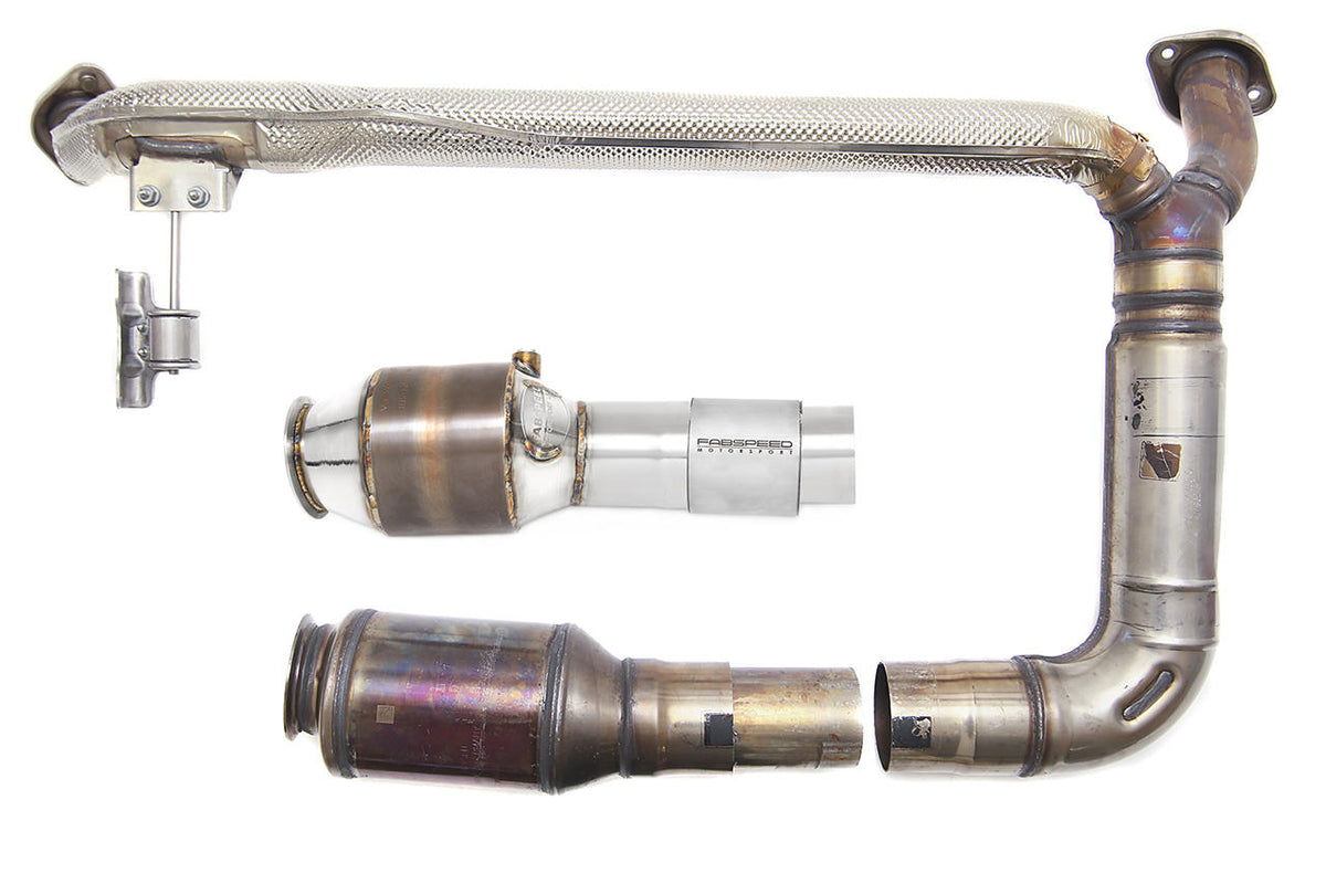 2017-2026 Porsche 718 Boxster/Cayman Fabspeed HJS Sport Catalytic Converter - image 5