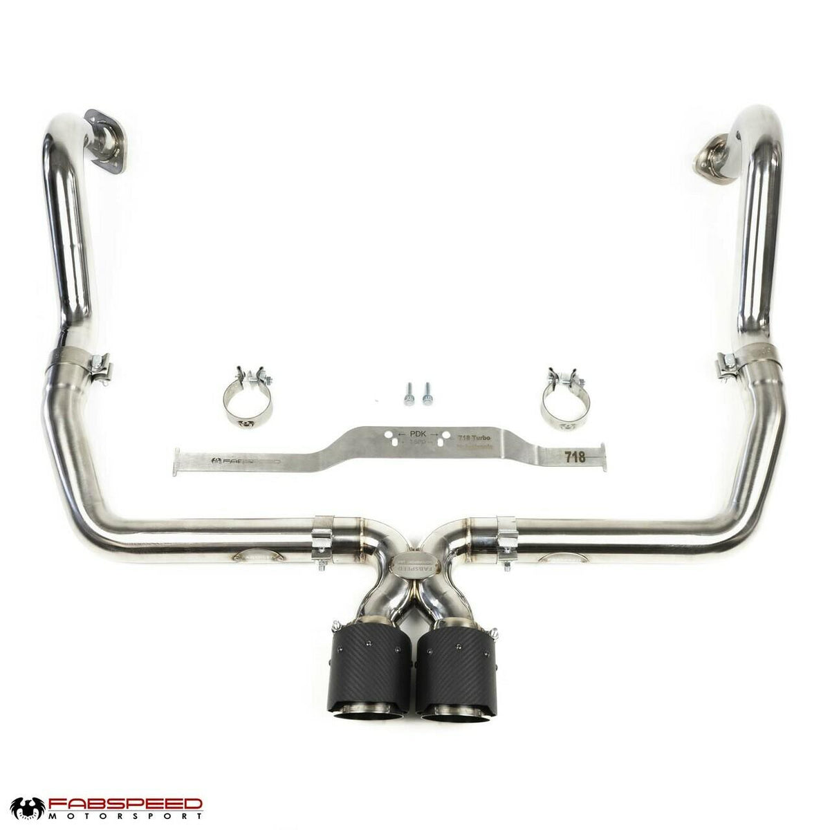 2017-2026 Porsche 718 Boxster/Cayman Fabspeed Maxflo Cat-Back Exhaust System - image 1