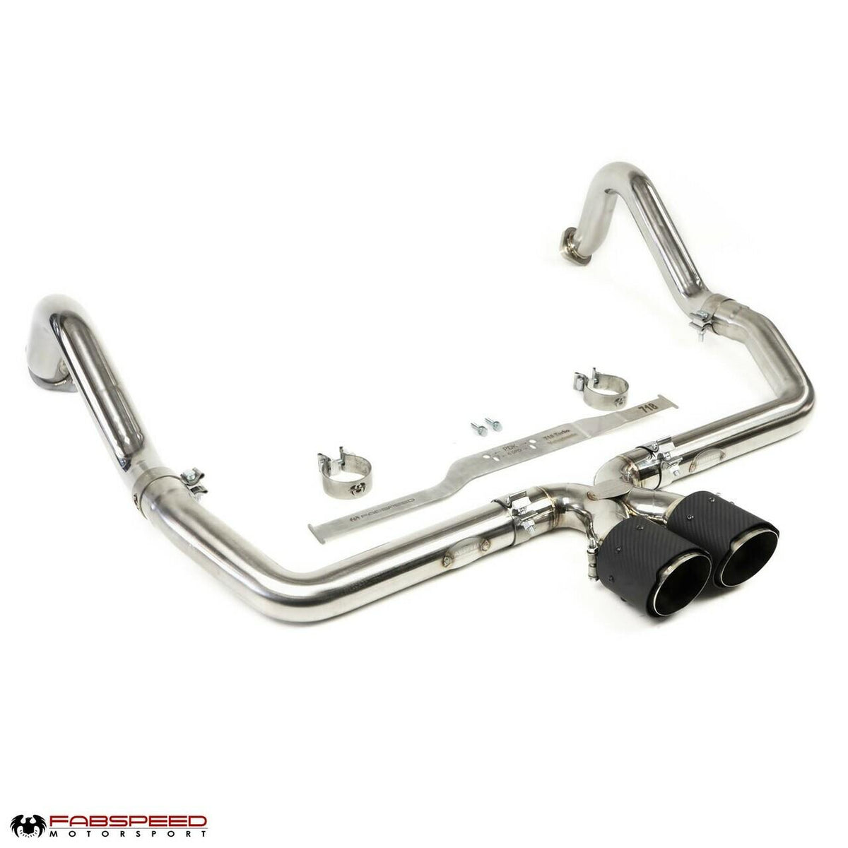 2017-2026 Porsche 718 Boxster/Cayman Fabspeed Maxflo Cat-Back Exhaust System - image 4
