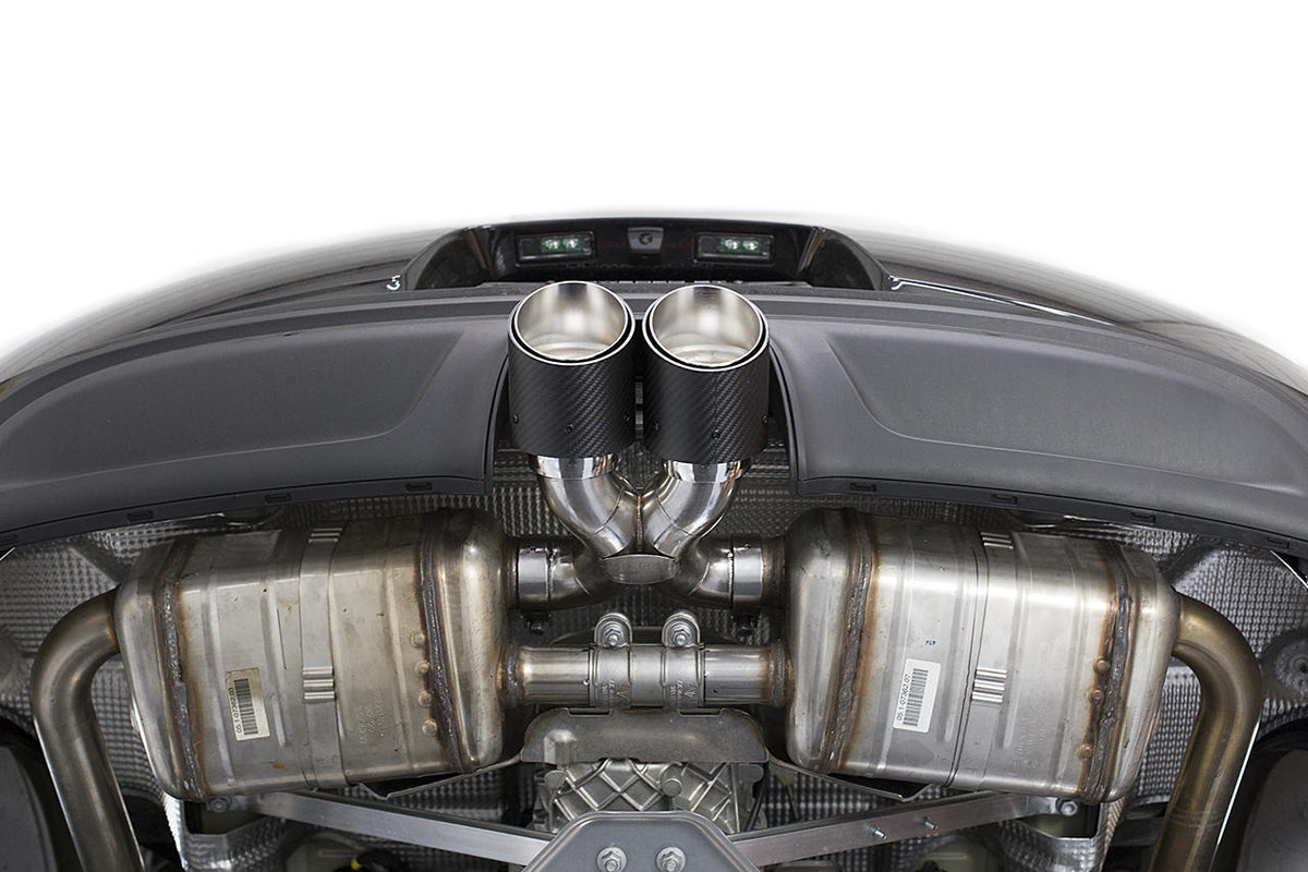 2017-2026 Porsche 718 Boxster/Cayman Fabspeed Maxflo True X-Pipe with Dual Tips - image 5