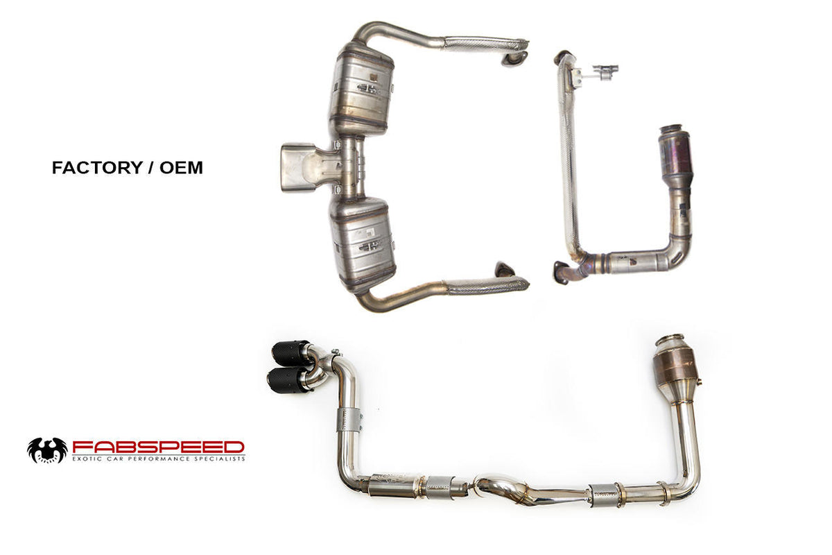 2017-2026 Porsche 718 Boxster/Cayman Fabspeed Supercup Turboback Exhaust System - image 2