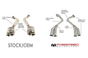 2020-2026 Fabspeed Porsche 718 GT4 / GTS / Spyder Over Axle Link Pipes - image 2