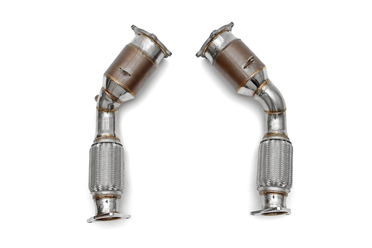 2002-2007 Porsche 955 Turbo / Turbo S Fabspeed Primary Sport Catalytic Converters - image 1