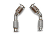 2002-2007 Porsche 955 Turbo / Turbo S Fabspeed Primary Sport Catalytic Converters - image 1