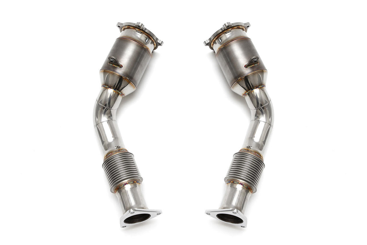 2008-2010 Porsche 957 Turbo / Turbo S Fabspeed Primary Sport Catalytic Converters - image 1