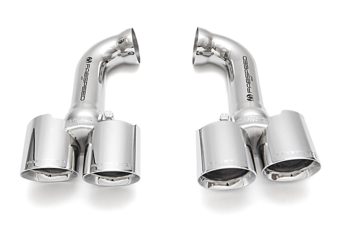 2011-2014 Porsche 958 V6 Fabspeed Deluxe Quad Tips (for PSE) - image 1