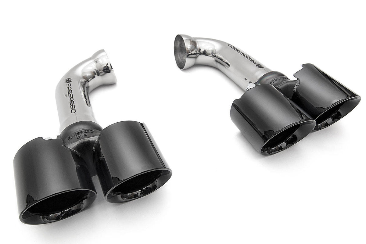 2011-2014 Porsche 958 V6 Fabspeed Deluxe Quad Tips (for PSE) - image 2
