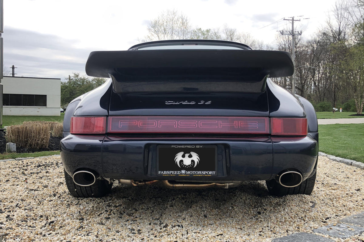 1990-1994 Porsche 964 Turbo 965 C2 Turbo Fabspeed Deluxe Oval Style Tips - image 2