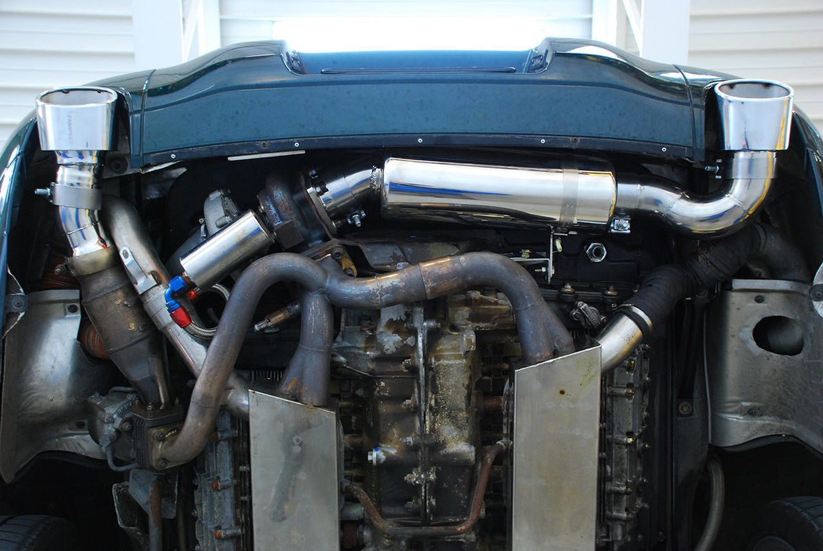 1990-1994 Porsche 964 Turbo 965 Fabspeed Maxflo Performance Exhaust System - image 2
