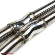 2010-2016 Porsche 970 Panamera GTS Fabspeed Resonator Bypass X-Pipe - image 3