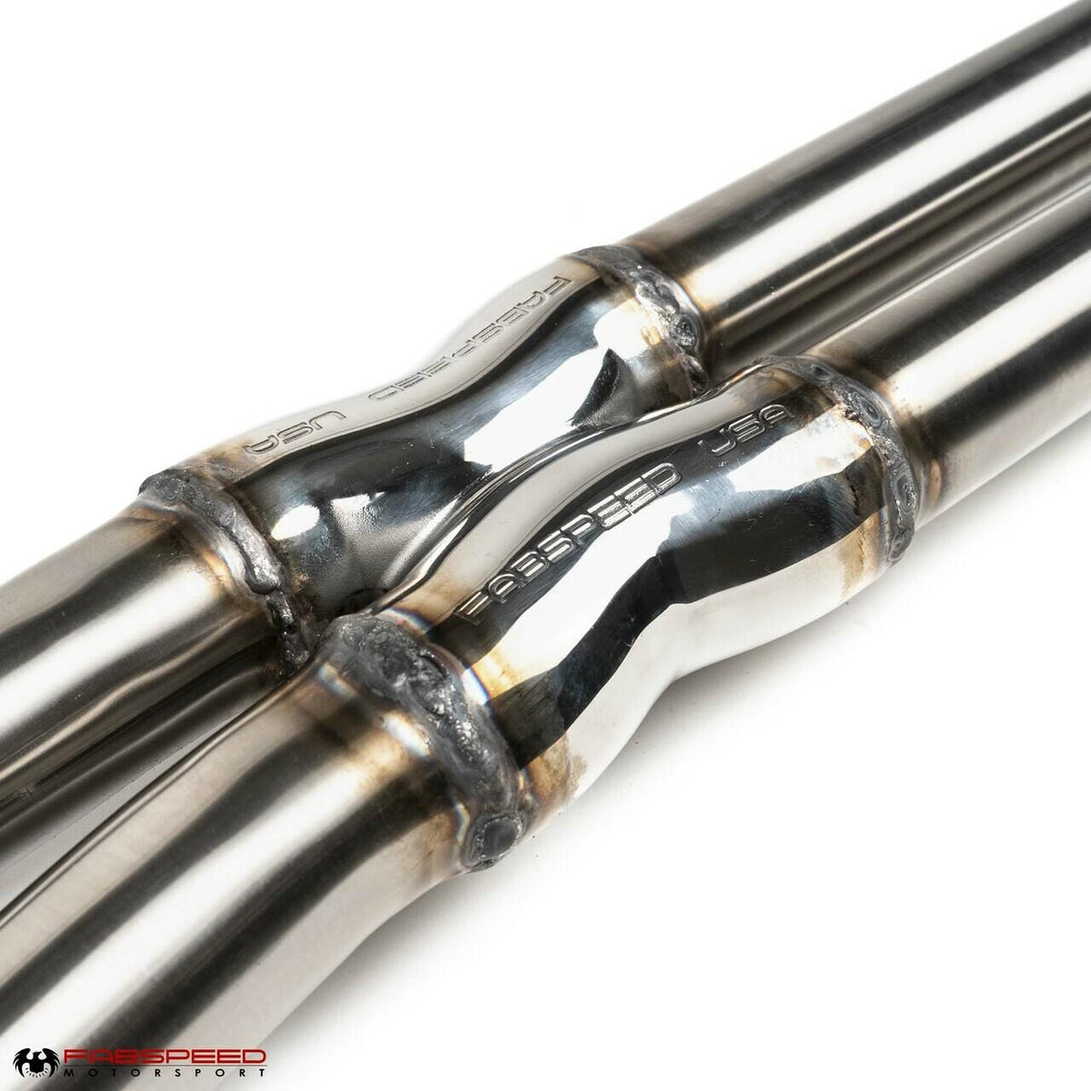 2010-2016 Porsche 970 Panamera GTS Fabspeed Resonator Bypass X-Pipe - image 3
