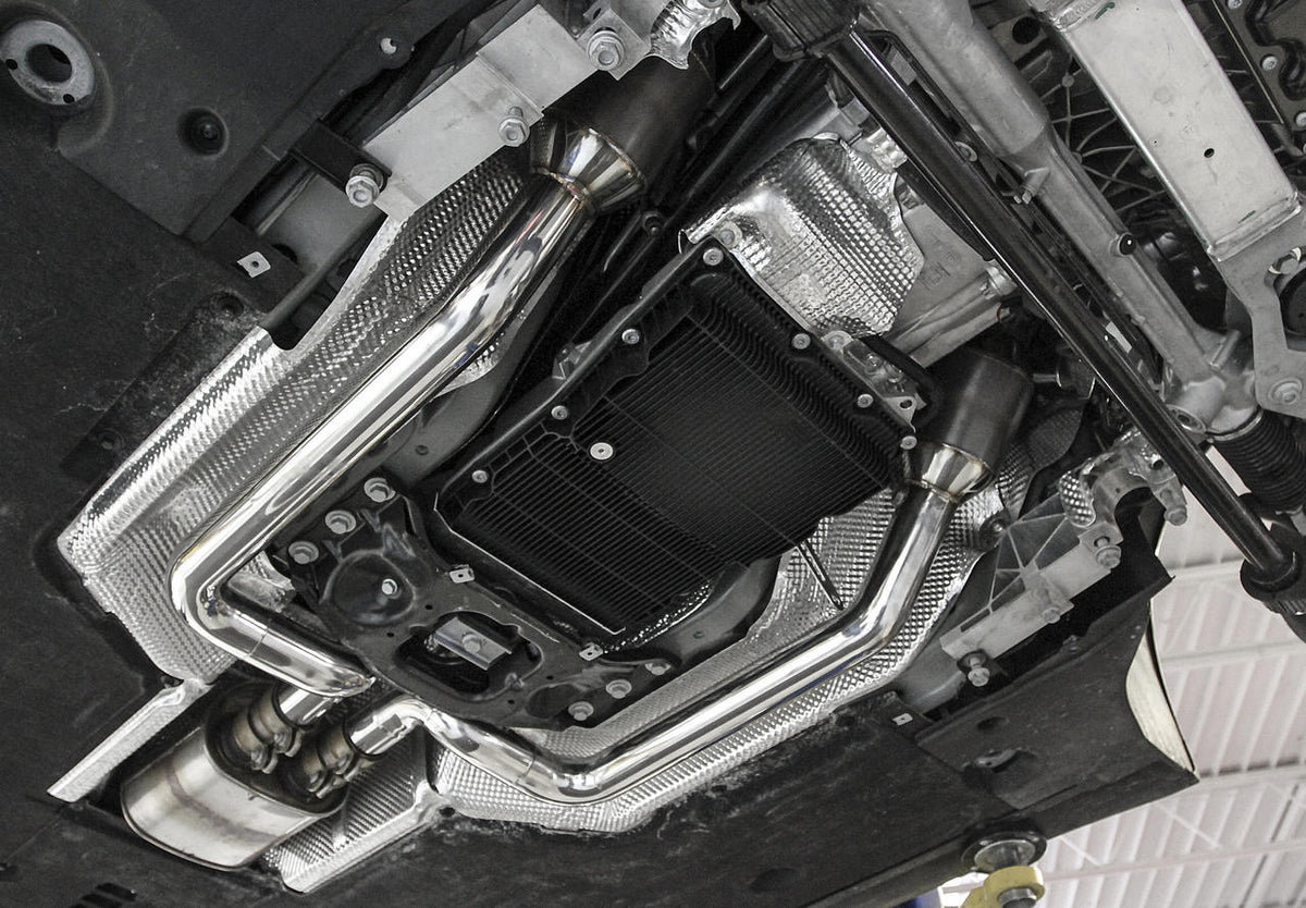 2010-2016 Porsche 970 Panamera Turbo / Turbo S Fabspeed Primary Sport Catalytic Converters - image 3
