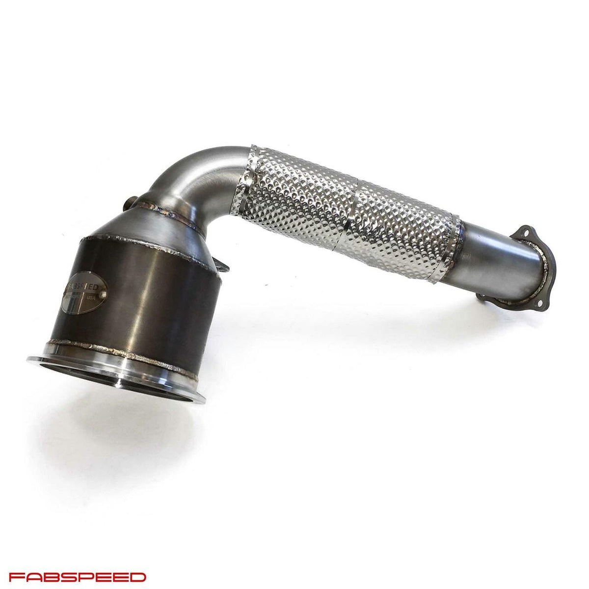 2017-2023 Porsche 971 Panamera V6 Fabspeed Primary Sport Catalytic Converter Downpipe - image 1