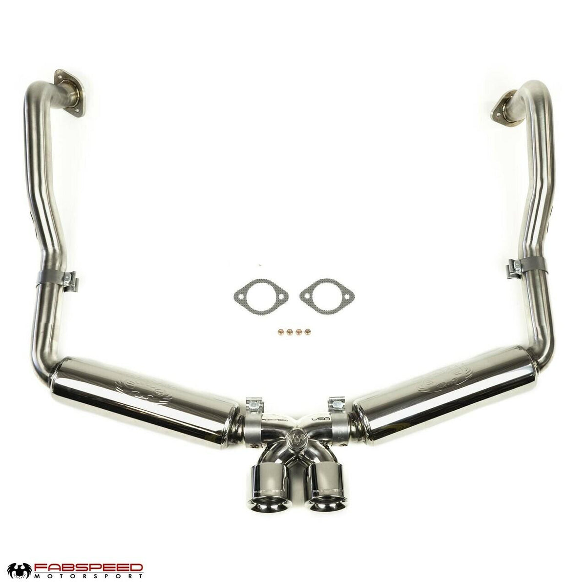 2013-2016 Porsche 981 Boxster/Cayman Fabspeed Supercup Race Exhaust System - image 1