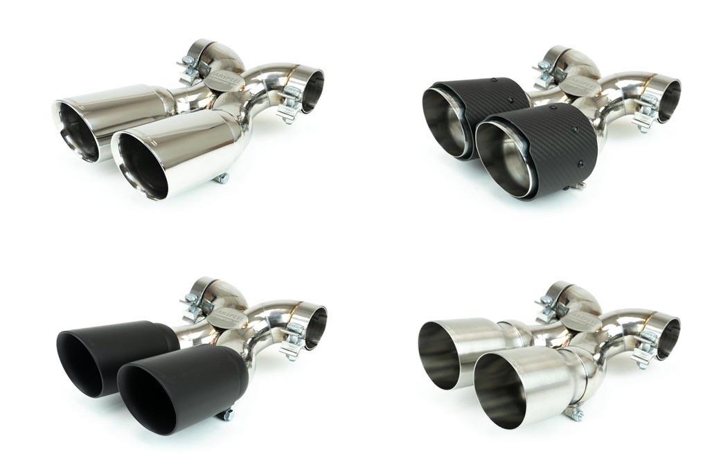 2015-2016 Porsche 981 Cayman GT4 Fabspeed Deluxe Bolt-On Tips - image 1