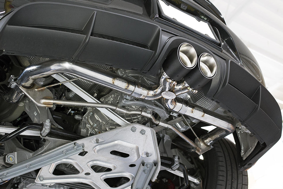 2015-2016 Porsche 981 Cayman GT4 Fabspeed Lightweight Competition Exhaust System - image 2