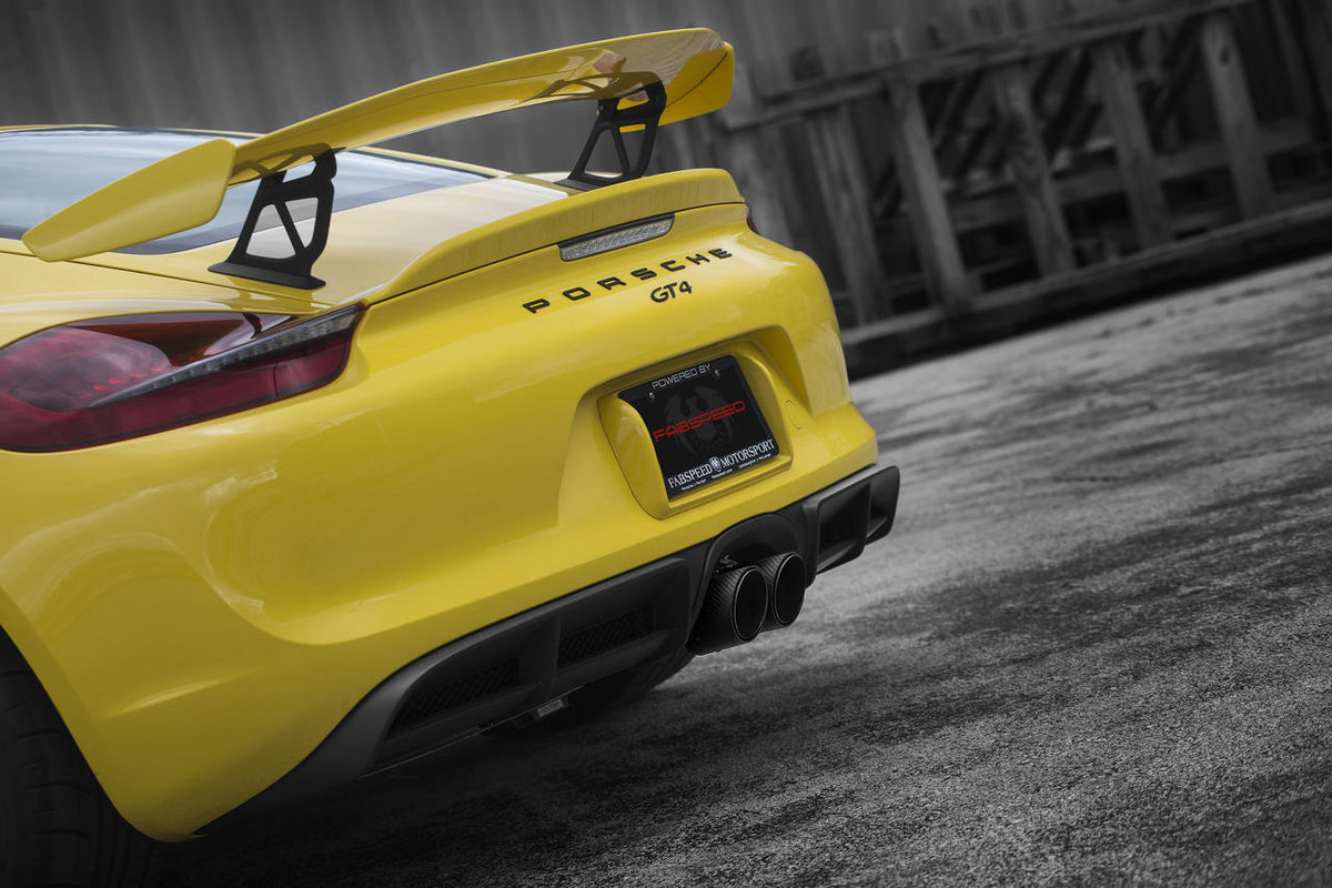 2015-2016 Porsche 981 Cayman GT4 Fabspeed Lightweight Competition Exhaust System - image 8
