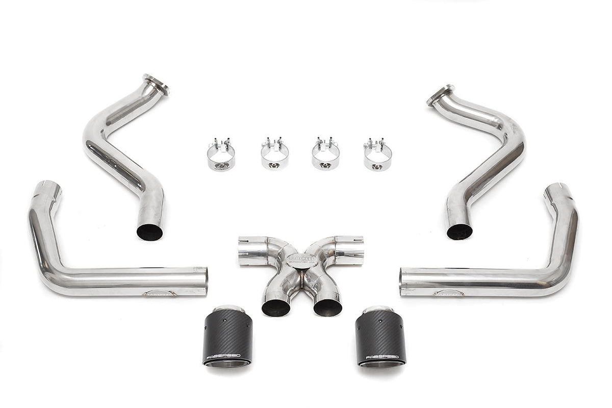 2015-2016 Porsche 981 Cayman GT4 Fabspeed Lightweight Competition Exhaust System - image 12