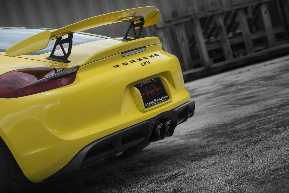 2015-2016 Porsche 981 Cayman GT4 Spyder Fabspeed Valved Exhaust System - image 9