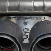 2015-2016 Porsche 981 Cayman GT4 / Spyder Fabspeed Valved GT3 Muffler Conversion Kit - image 6