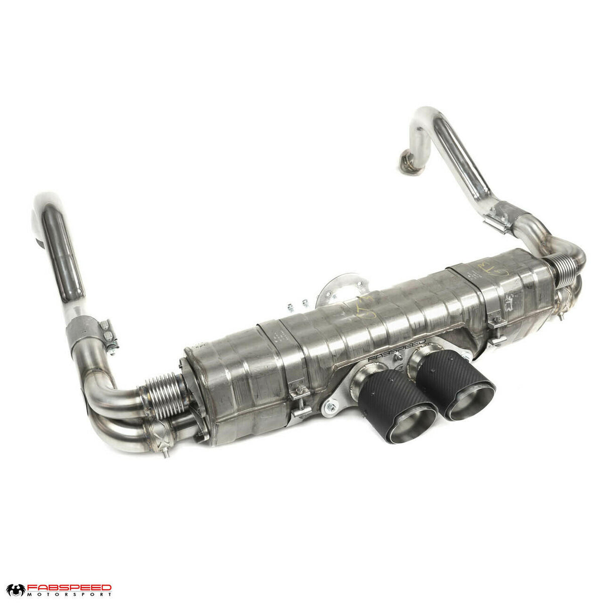 2015-2016 Porsche 981 Cayman GT4 / Spyder Fabspeed Valved GT3 Muffler Conversion Kit - image 2