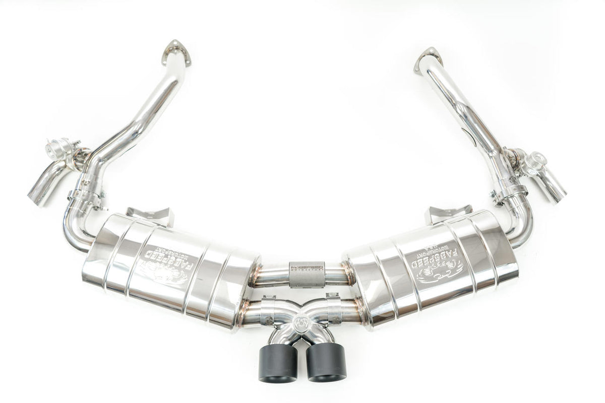 2009-2012 Porsche 987.2 Boxster / Cayman, Cayman R, Spyder Fabspeed TrackTec Valved Bypass Exhaust System - image 1