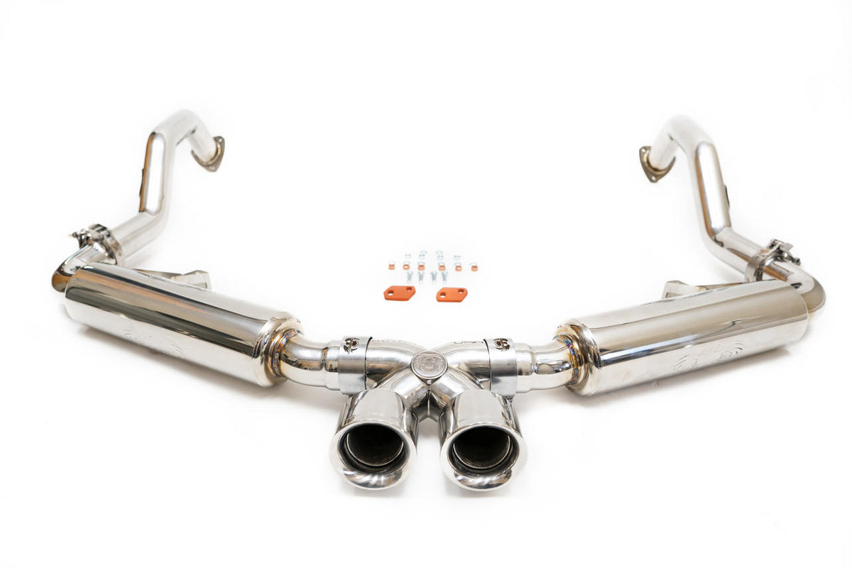2009-2012 Porsche 987.2 Boxster / Cayman Fabspeed Supercup Race Competition Exhaust System - image 2