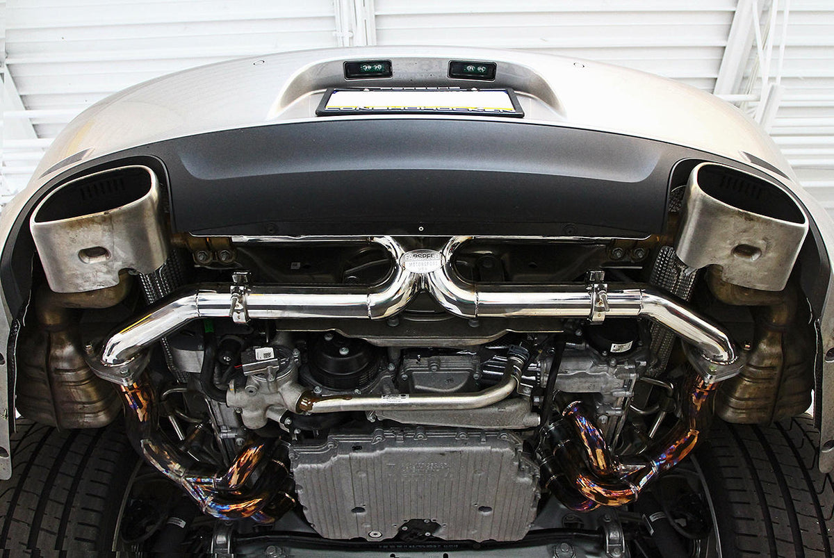 2012-2016 Porsche 991 Carrera Fabspeed Center Muffler Bypass X-Pipe (Non-Valved Exhaust) - image 3