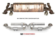 2012-2016 Porsche 991 Carrera Fabspeed Center Muffler Bypass X-Pipe (Non-Valved Exhaust) - image 2