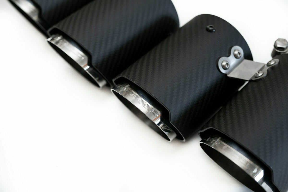 2012-2016 Porsche 991 Carrera Fabspeed Deluxe Quad-Style Tips (PSE / Carrera S) - image 5