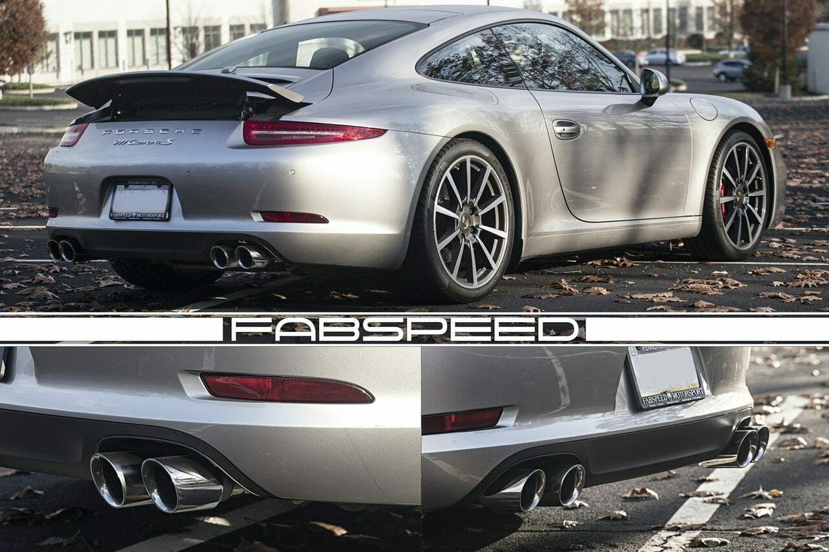 2012-2016 Porsche 991 Carrera Fabspeed Deluxe Quad-Style Tips (PSE / Carrera S) - image 11
