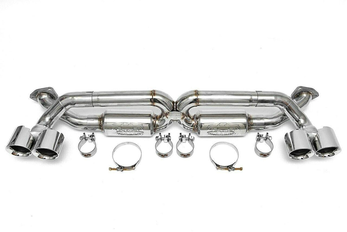 2012-2016 Porsche 991 Carrera Fabspeed Supersport X-Pipe Exhaust System - image 1