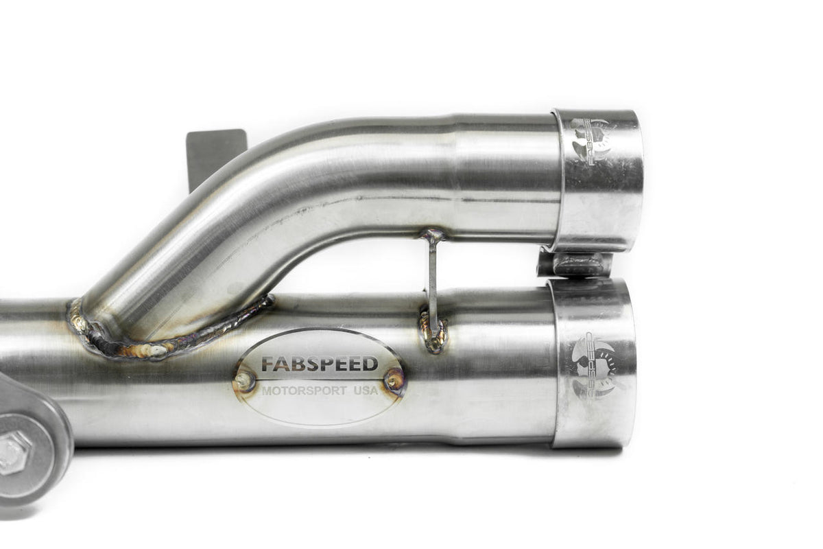 2014-2016 Porsche 991 GT3 / GT3 RS Fabspeed Center Muffler Bypass Pipe - image 7