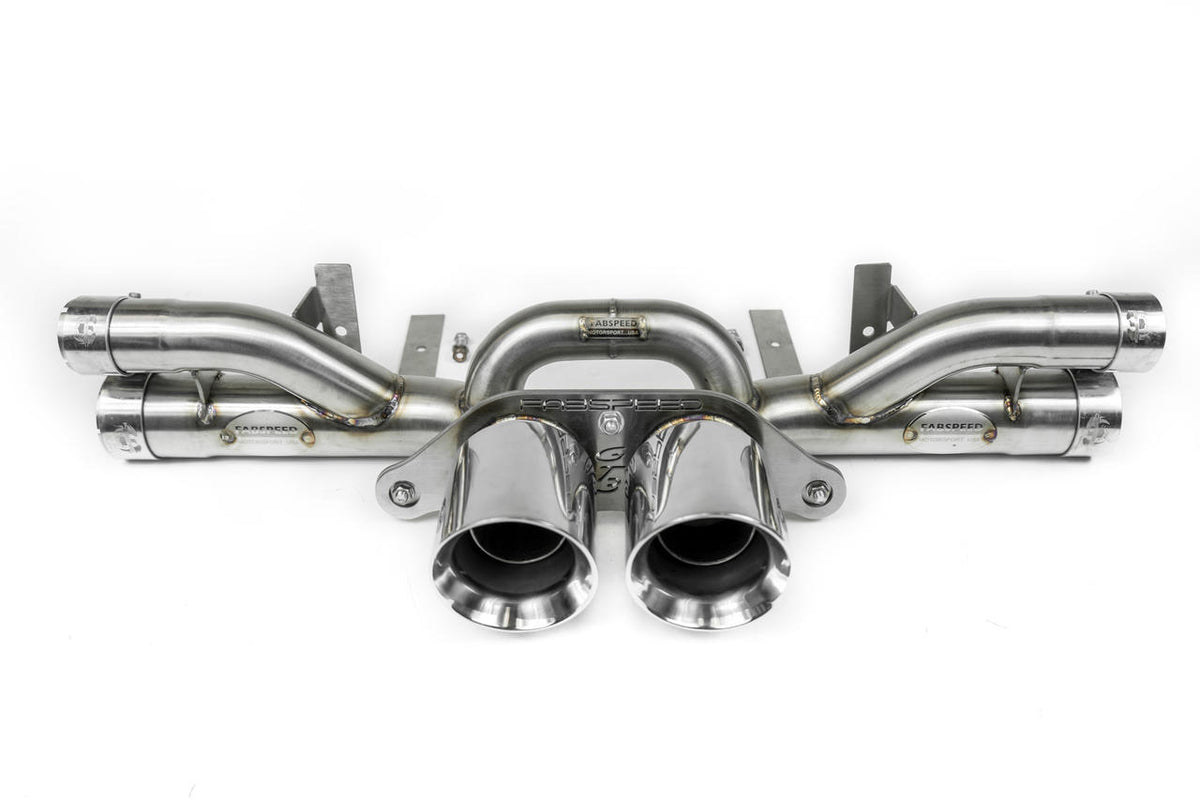 2014-2016 Porsche 991 GT3 / GT3 RS Fabspeed Center Muffler Bypass Pipe - image 6