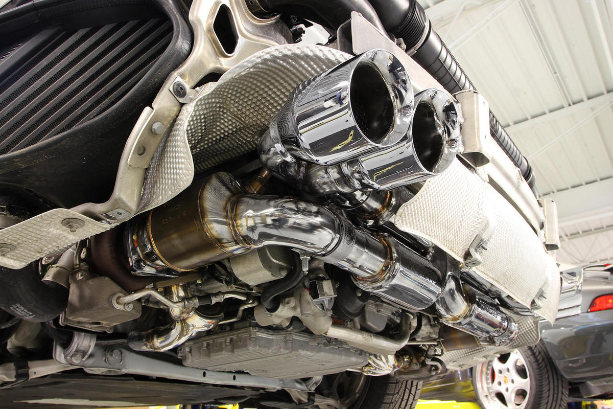 2013-2016 Porsche 991 Turbo / Turbo S Fabspeed Supersport X-Pipe Exhaust System - image 5
