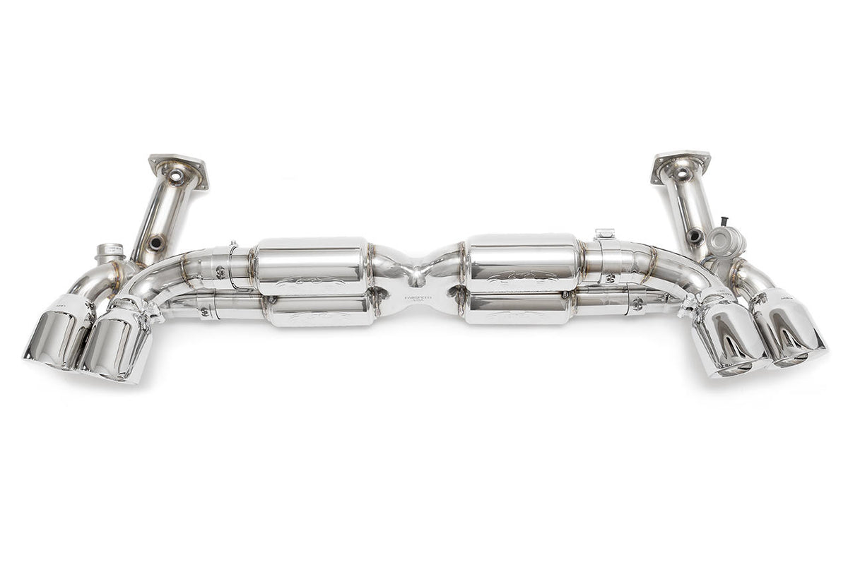 2013-2016 Porsche 991 Turbo / Turbo S Fabspeed Valved Supersport X-Pipe Exhaust System - image 3